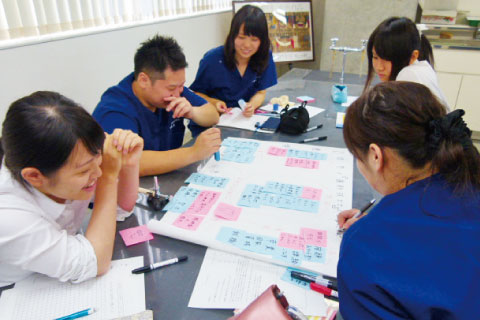 グループ学習によるキャリア授業