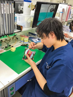 授業 3限目（有床義歯技工学実技）