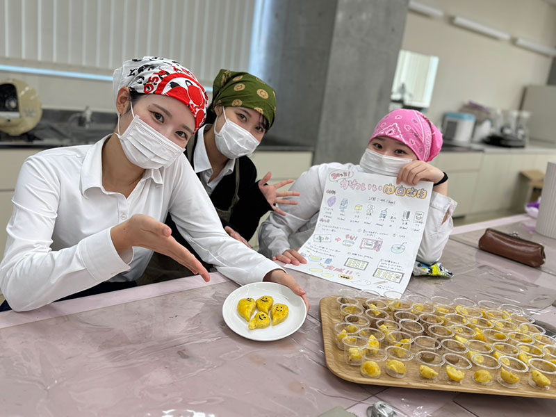 幼児のおやつ作り実習（衛生士科）