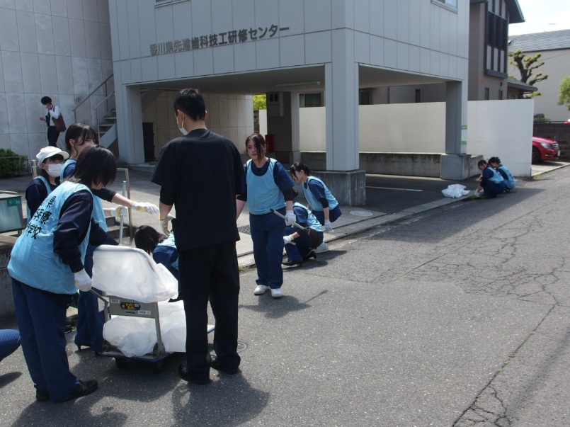 地域清掃（技工士科）